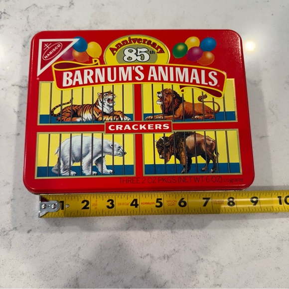 Vintage Barnum's Animals Crackers Tin Set - Picture 6 of 16